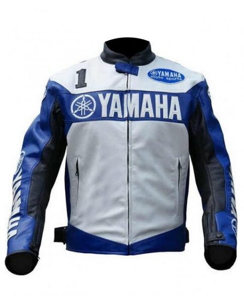 Racing Men's Motor Bike  Motorcycle Leather Jacket CE Approved Padding