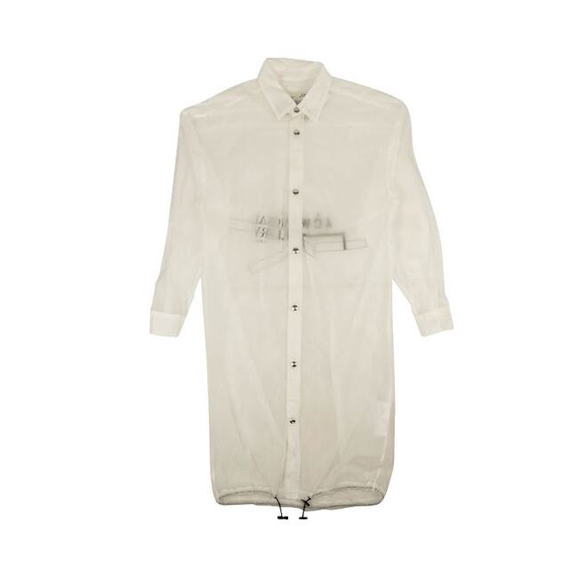 A-Cold-Wall* Sheer Nylon Button Down Shirt 'White'
