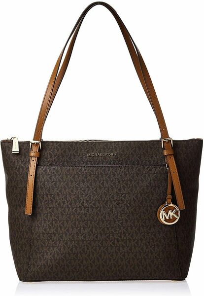 Voyager East West MK Signature Leather Tote