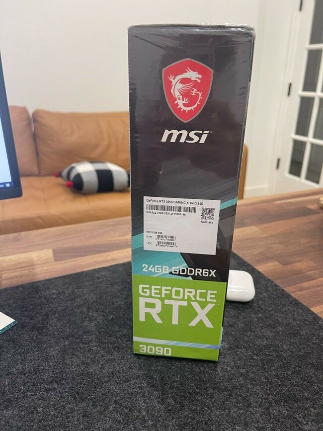 MSI GeForce RTX 3090 GAMING X  24GB GDDR6X Graphics Card