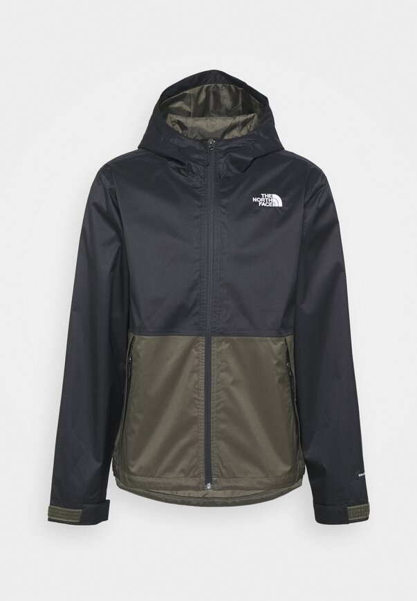 Waterproof jacket - olive/black/olive