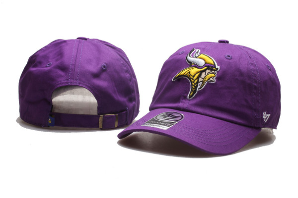 New  Minnesota Vikings embroidery rugby team logo purple sport hats