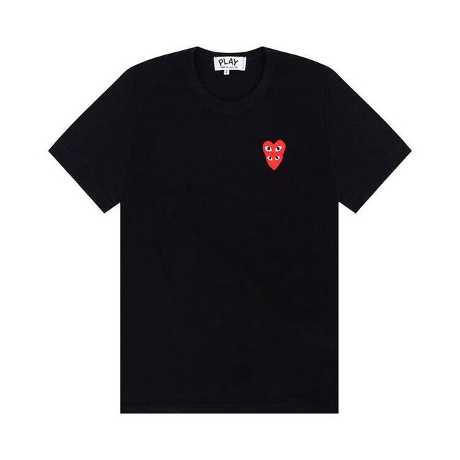Double Red Heart Tee 'Black'