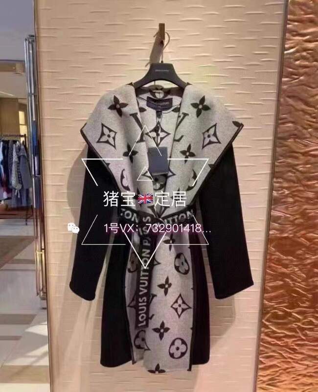 2020 winter new black cape coat women's fashion coat mid length autumn winter coat