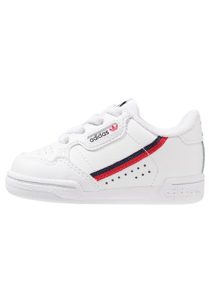 Originals CONTINENTAL 80 UNISEX - Baby shoes - footwear white/scarlet/ navy/white