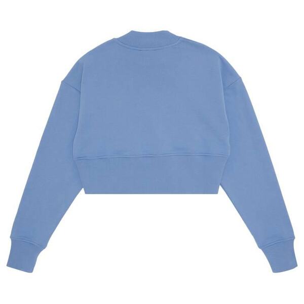3 Button Printed Sweatshirt 'Blue Clair/Blue Denim'