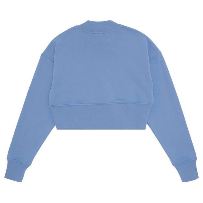 3 Button Printed Sweatshirt 'Blue Clair/Blue Denim'