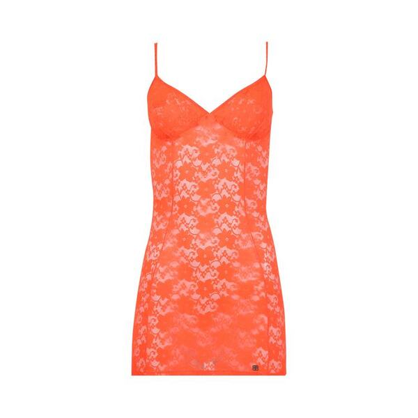 Short Lace Dress 'Fluo Orange'