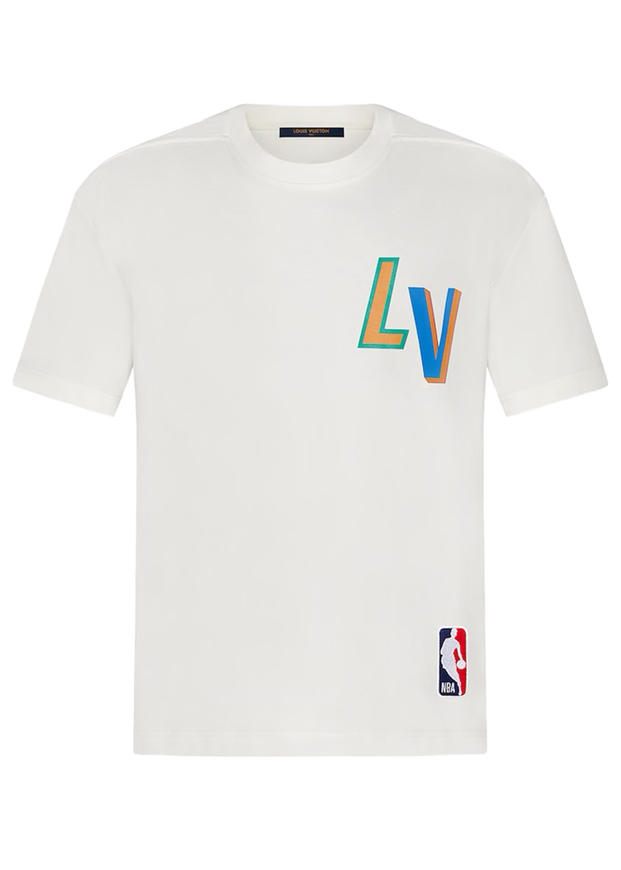 Basketball Short-Sleeved T-shirt White