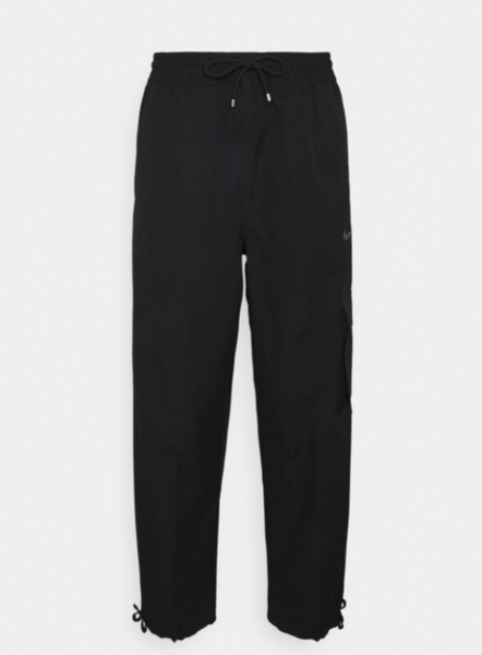 Sportswear CLASH PANT - Cargo trousers - black/smoke grey/black