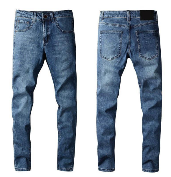 Men Classic Jeans Male Slim Pants Man Biker Masculino Business Trousers Mens Fashion Casual Jeans Mature Trendy Spring Sutumn