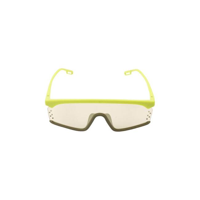Smoke Mirror Mask Sunglasses 'Yellow'