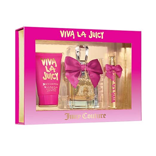Viva La Juicy 3 Piece Fragrance Gift Set, Perfume for Women