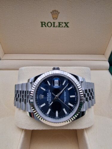 Datejust 41mm Stainless Steel Blue Dial - ref 126334