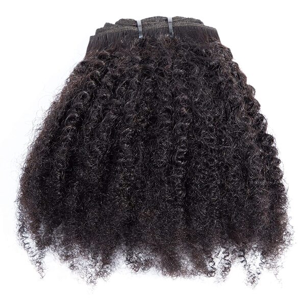 Afro Kinky Curly Clip ins Human Hair Extensions Full Brazilian Virgin Hair 4B 4C Hair For Black Women