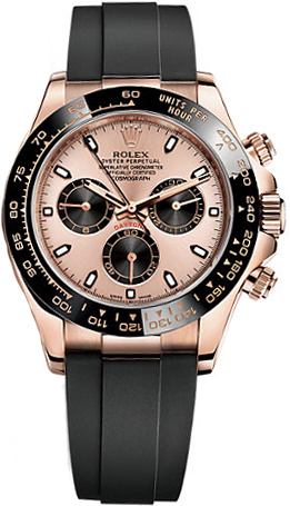 Cosmograph Daytona Pink Dial 40mm Watch 116515