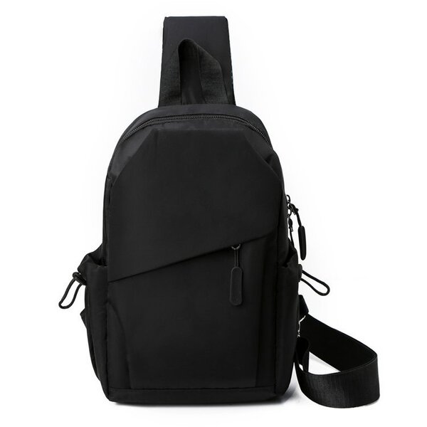 New fashion men's chest bag casual big capacity shoulder Messenger bag multi-use tidal diagonal backpack INS men's bag