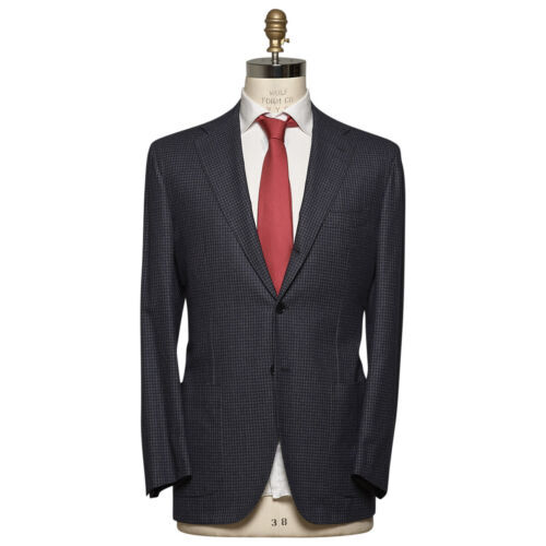 Kiton NEW  SUIT Wool 14 Micron and Silk Size 44 US 54 EU R7 S21A461
