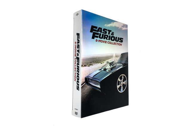 Fast and Furious: 1-8-Movie Collection (DVD, 2017, 9-Disc Box Set) NEW Sealed