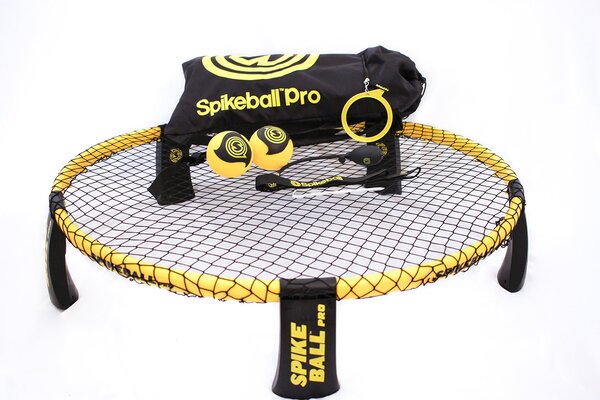 Spikeball Pro Kit (Tournament Edition) - Stronger Playing Net, New Balls, Ball Pump, Backpack - As Seen on SharkTank