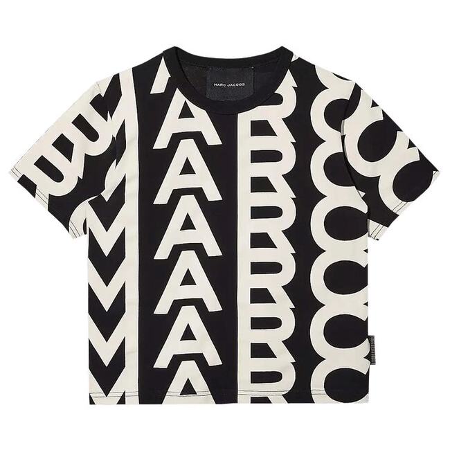 Monogram Baby T-Shirt 'Black/Ivory'