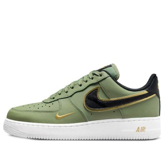 Air Force 1 Low ’07 Lv8 Double Swoosh Olive Gold Black – DA8481-300