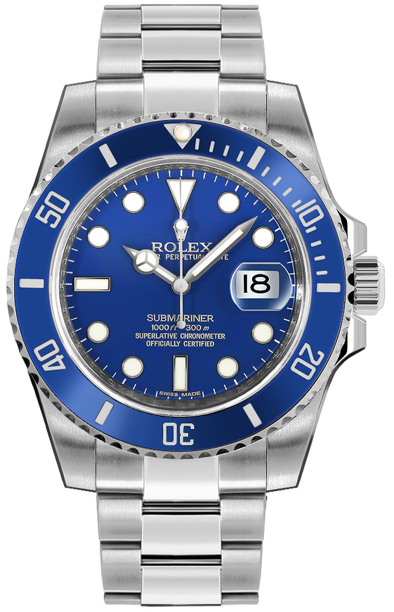 Submariner Date Blue ceramic 40mm Men's Watch 116619