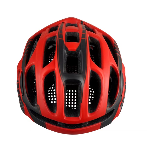 Bike Helmet Red Gradient