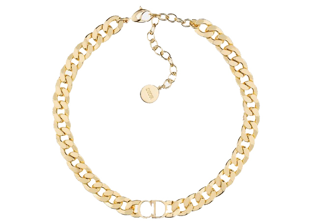 Danseuse Etoile Choker Necklace Gold Finish In Metal With Gold-Tone
