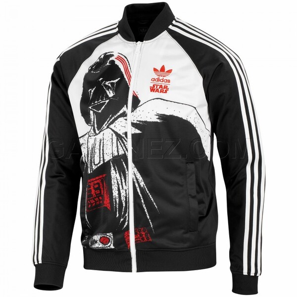 NWT Darth Vader Superstar  Jacket P99576 Authentic Adidas Jacket Track Top