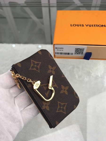 LV Coin Purse With Dust Bag and Original Box  Key Wallet Can be Worn With Any Bag