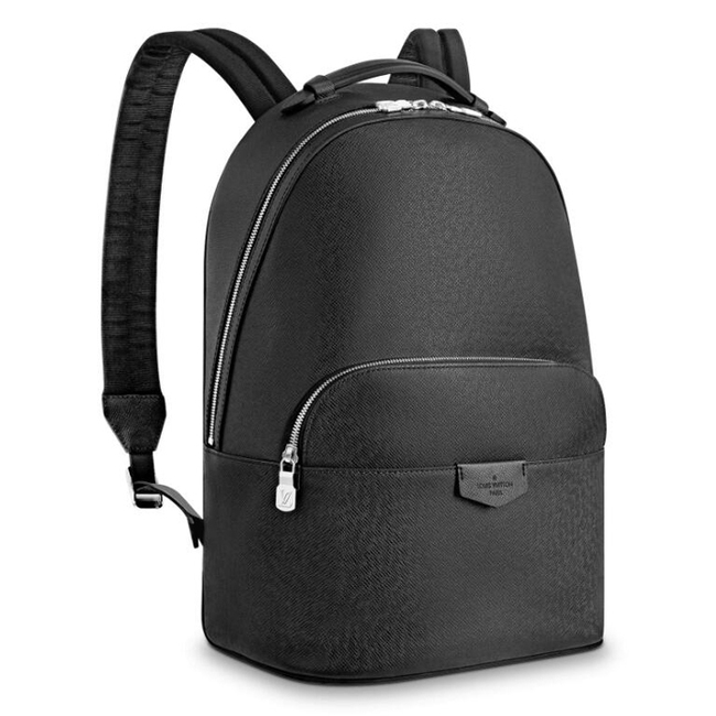 Anton Backpack M33425 Black Taiga Leather