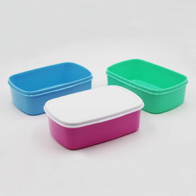 Personality Custom Sublimation 750 ml Lunch Box Microwave and Dishwasher Safe Love Sandwich Bento Box