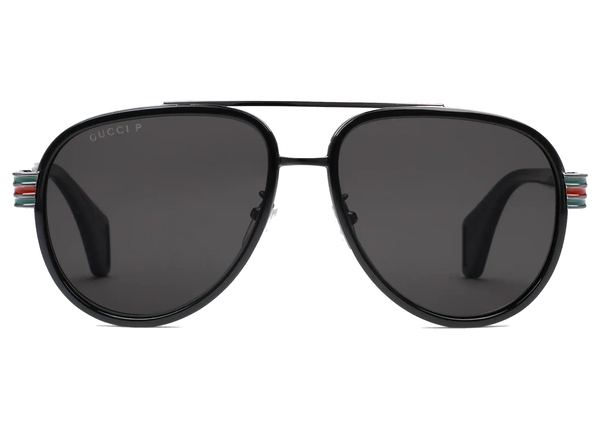 Acetate Aviator Sunglasses Black in Acetate