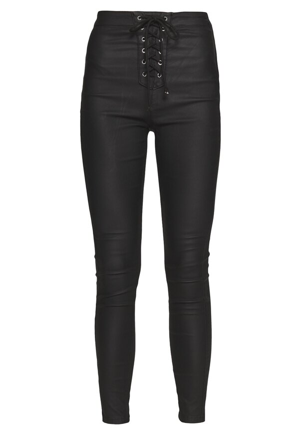 Vice Missguided  COATED - Jeans Skinny Fit - black