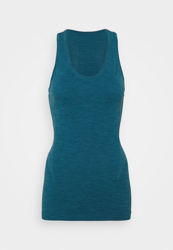 Sweaty Betty ATHLETE SEAMLESS WORKOUT - Top - teal blue/blue