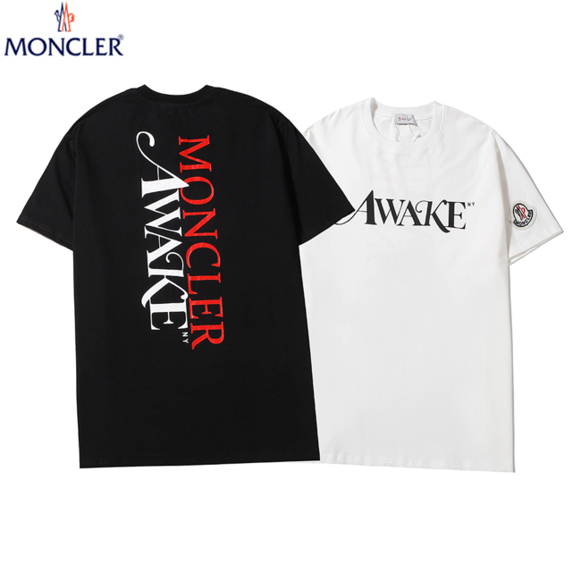 T-shirt 42926#MONCLER double sided lettered print T-shirt